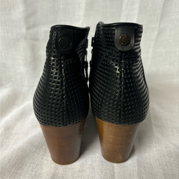 Rag & Bone New York Made in Italy Margot dual side zip heeled booties SZ 40/9.5 - Picture 3 of 7